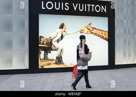 KUALA LUMPUR - JUNE 15, 2016: A View Of The Louis Vuitton Store In The  Suria KLCC Shopping Mall. For Years 2006–2012 LV Was Named The Worlds Most  Valuable Luxury Brand. Stock