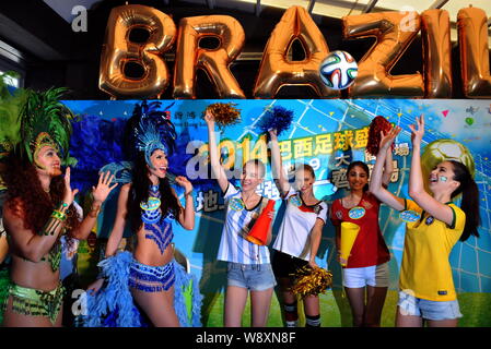 Brazil t-shirts in national football colours on sale on a stall,  Copacabana, Rio de Janeiro, Brazil Stock Photo - Alamy