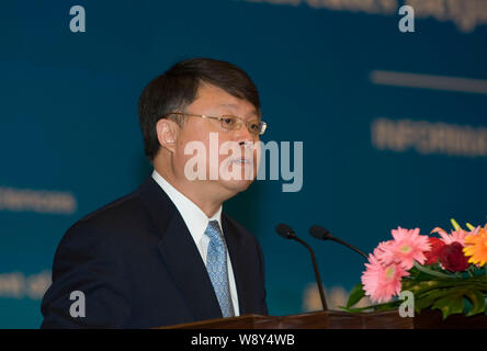 --FILE--Jiang Mianheng, son of former Chinese President Jiang Zemin ...