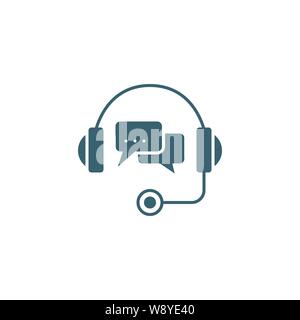 Support related vector glyph icon. Stock Vector