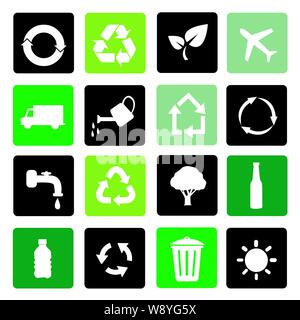 Vector recycle signs Stock Vector