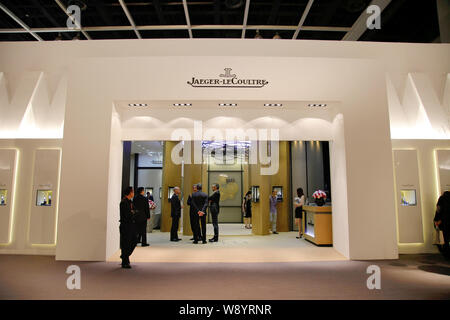 FILE People visit a watch exhibition by Jaeger LeCoultre of