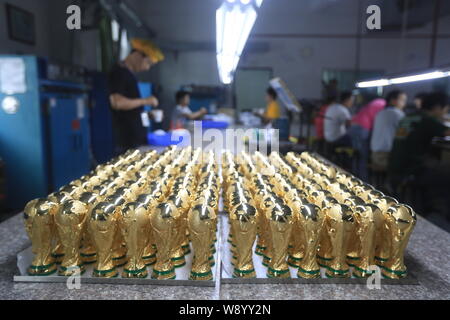 Inside the World Cup trophy factory