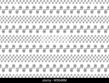 Ethnic style fabric print. Vector graphics. White seamless pattern with folk ornament Stock Vector