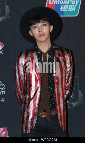 Kwon Ji-yong, better known by his stage name G-Dragon, of South