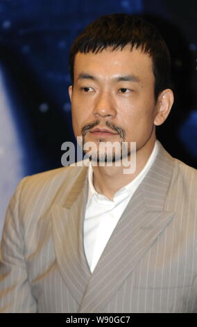 Chinese actor Liao Fan, the winner of the Silver Bear for Best Actor at the 64th Berlin International Film Festival, attends a press conference for hi Stock Photo