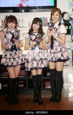 From left) Miho Miyazaki, Haruka Ishida and Maria Abe of Japanese