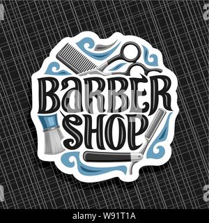 Vector logo for Barber Shop Stock Vector