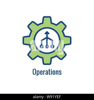 Workflow Efficiency Icon shows an aspect of efficiency in workflow Stock Vector