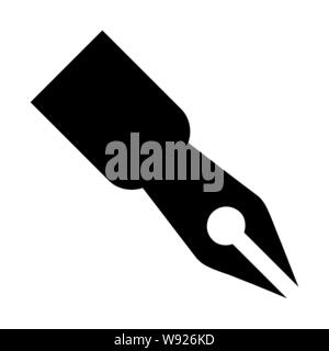 Black pen icon Stock Vector