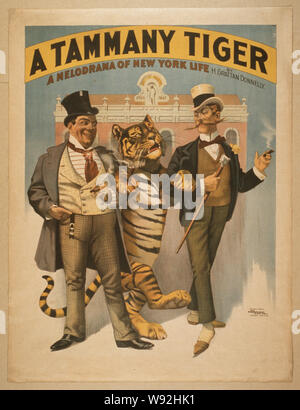 A Tammany tiger a melodrama of New York life by H. Grattan Donnelly. Stock Photo
