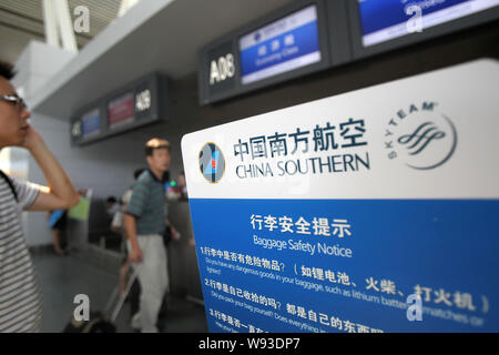 china southern international baggage