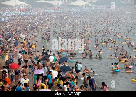 No. 1 Bathing Beach, Qingdao, China Stock Photo - Alamy