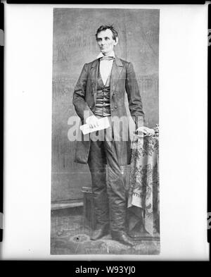 Abraham Lincoln, full-length portrait, standing Stock Photo