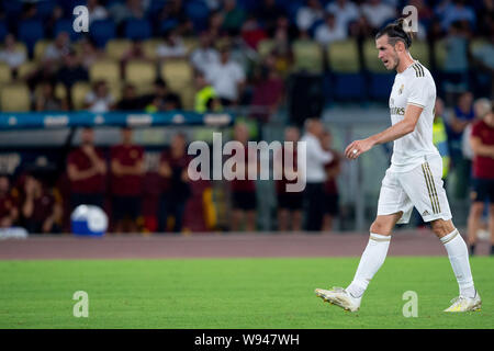 Rome, Italy. 11th Aug, 2019. Gareth Bale of Real Madrid during the pre-season friendly match between AS Roma and Real Madrid at at Stadio Olimpico, Rome, Italy on 11 August 2019. Photo by Giuseppe Maffia. Credit: UK Sports Pics Ltd/Alamy Live News Stock Photo