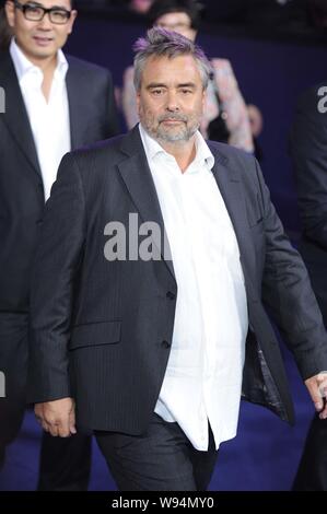 French director Luc Besson arrives for the closing ceremony of the 3rd Beijing International Film Festival in Beijing, China, 23 April 2013. Stock Photo