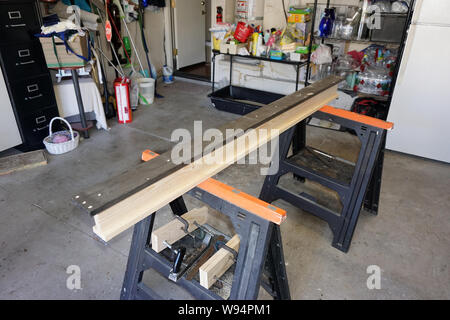 Replacement truss for a king size bad Stock Photo