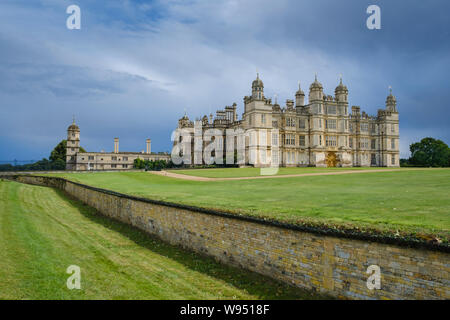 Burghley House historic sixteenth-century Elizabethan English country house / stately home  with Capability Brown landscaped gardens