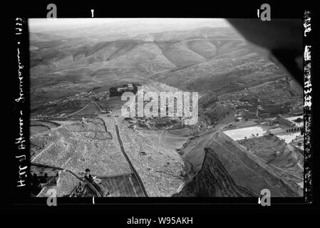 Aerial photograph of the old city of Jerusalem after snow storm Stock ...