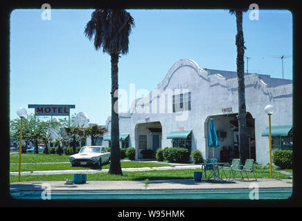 Alamo Plaza Motor Hotel, Houston, Texas Stock Photo