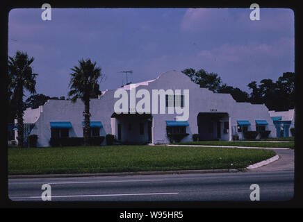 Alamo Plaza Motor Hotel, Houston, Texas Stock Photo