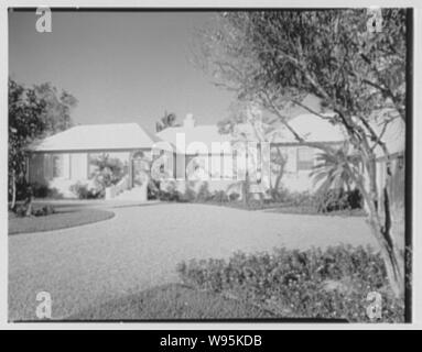 Albert D. Williams, residence in Naples, Florida. Stock Photo