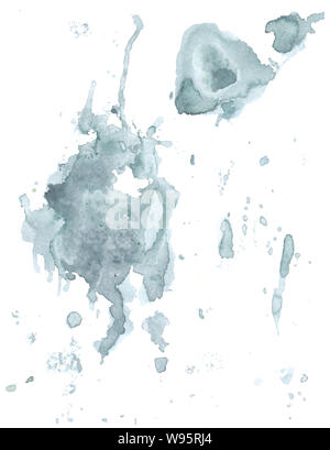 ink splashes Stock Photo