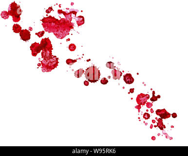 ink splashes Stock Photo