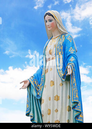 Blessed Virgin Mary statue Stock Photo