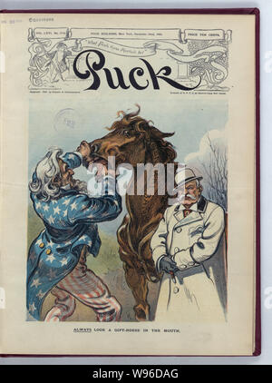Always look a gift-horse in the mouth Stock Photo - Alamy