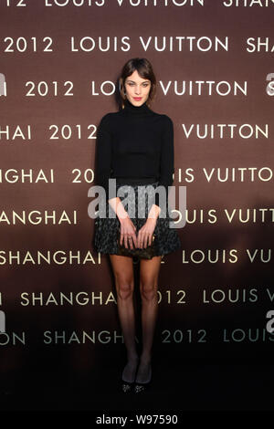 British fashion icon Alexa Chung attends the Louis Vuitton Maison opening  ceremony in Shanghai, China, 18 July 2012 Stock Photo - Alamy