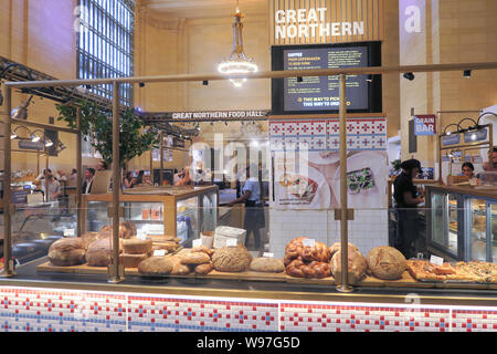 Great Northern Food Hall, Vanderbilt Hall in Grand Central Terminal, NYC, USA Stock Photo