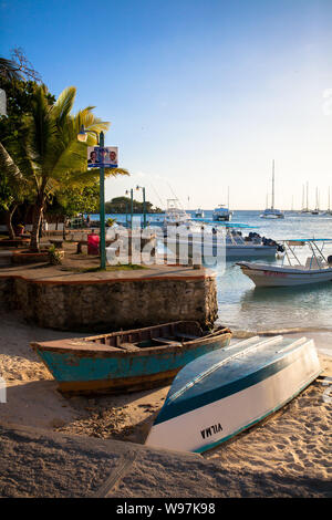 Bayahibe front shore, La Romana - Dominican Republic Stock Photo