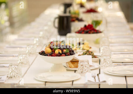 Table set for event party Stock Photo