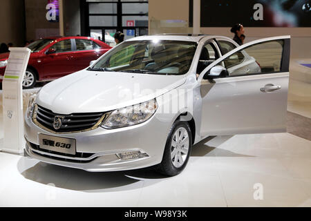 --FILE--The SGMW (SAIC-GM-WULING) Baojun 630 is seen on display at the 14th Shanghai International Automobile Industry Exhibition, known as Auto Shang Stock Photo