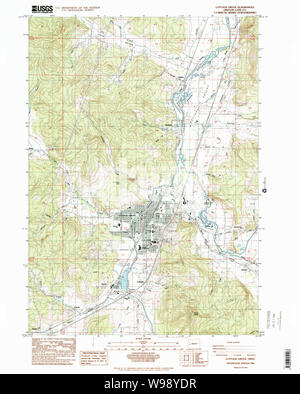 Usgs Topo Map Oregon Cottage Grove 282374 1921 62500 Restoration