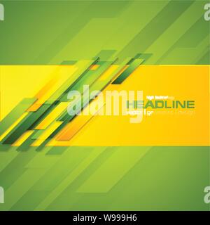 Colorful abstract corporate geometric background. Vector design Stock Vector