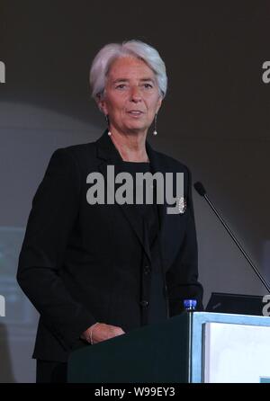 International Monetary Fund (IMF) chief Christine Lagarde arrives at ...