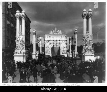 Dewey Arch, New York City Stock Photo