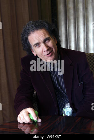 Peter Buffett, American musician, composer and author and second son of investor Warren Buffett, is pictured during an interview for his new book, Lif Stock Photo