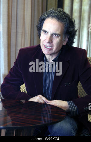 Peter Buffett, American musician, composer and author and second son of investor Warren Buffett, is pictured during an interview for his new book, Lif Stock Photo
