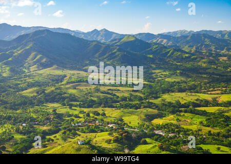 Mountain Landscape Of Dominican Republic Montana Redonda Hispaniola Caribbean Island Group Stock Photo Alamy