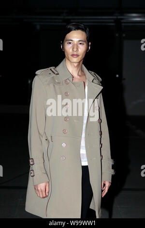 South Korean actor Won Bin attends the opening ceremony of the Burberry flagship store in Beijing, China, 13 April 2011. Stock Photo