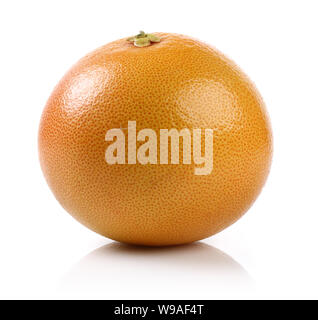 Single grapefruit isolated on white background Stock Photo