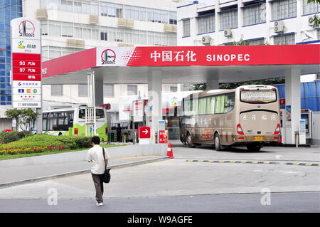 --FILE--View of the headquarters and head office of China Petrochemical Corporation or China Petroleum and Chemical Corporation, known as Sinopec, in Stock Photo