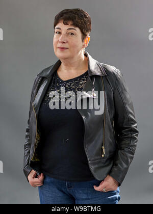 Edinburgh, Scotland, United Kingdom, 13 August 2019. Edinburgh International Book Festival. Photo call: Joanne Harris.  Credit Andrew Eaton/Alamy Stock Photo