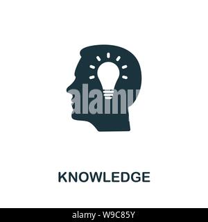 Knowledge icon vector, filled flat sign, solid pictogram isolated on ...