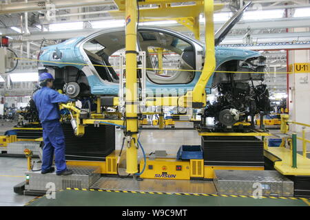 Roewe car factory of Shanghai Automotive Industry Corporation Stock ...