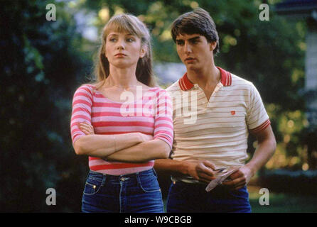 RISKY BUSINESS 1983 Geffen Company film with Rebecca  De Mornay and Tom Cruise Stock Photo