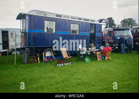 Showmans Caravan at the Driffield Steam Rally East Yorkshire, UK, GB. Stock Photo